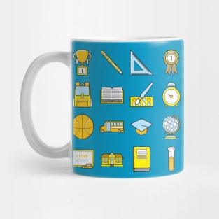 back to school icon Mug